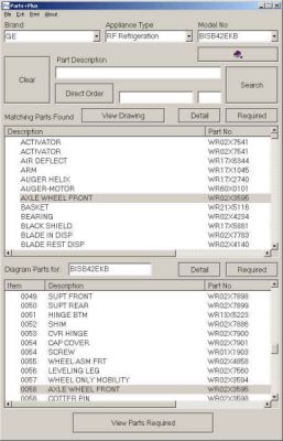 Example PartsPlus Session